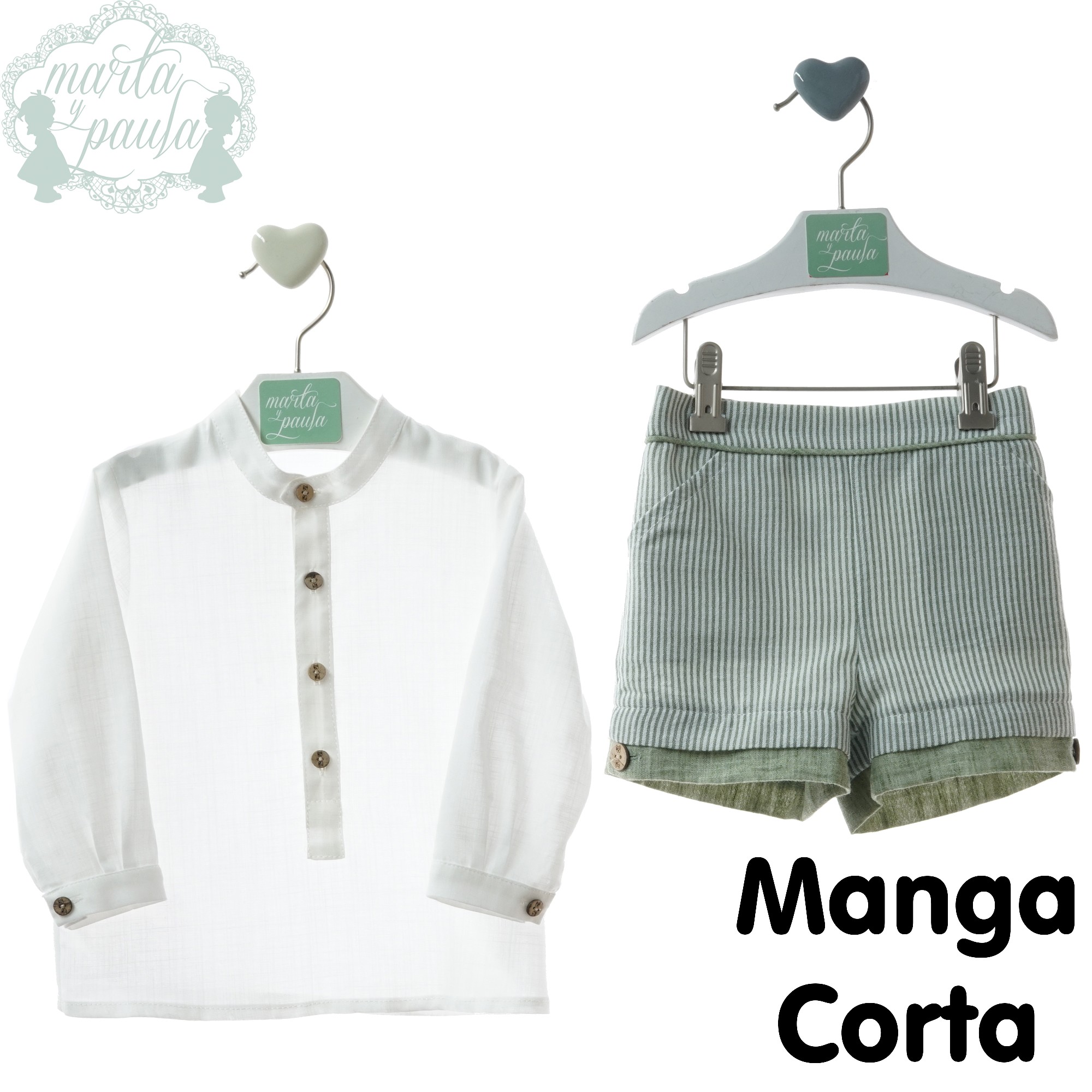 CONJUNTO BEBE MANGA CORTA