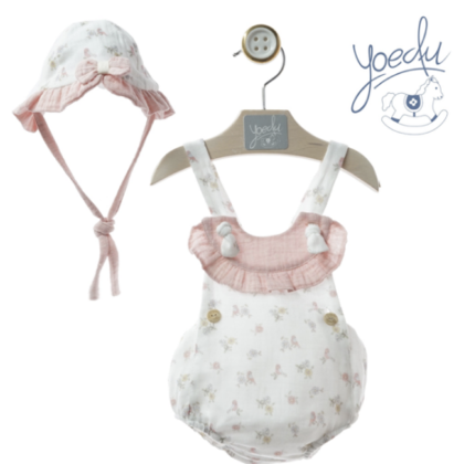 RANITA BEBE TIRANTA CON GORRITO