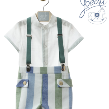 CONJUNTO BEBE CON TIRANTES