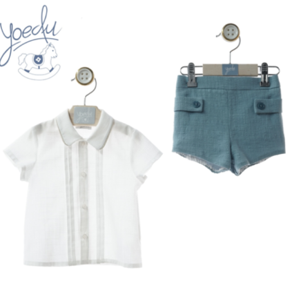 CONJUNTO BEBE MANGA CORTA